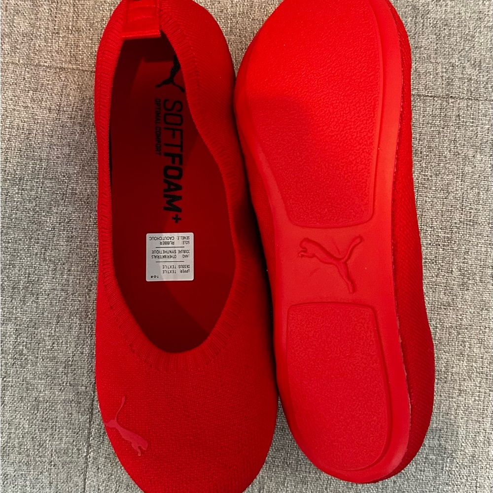 Puma Red Itiana Ballerina flats